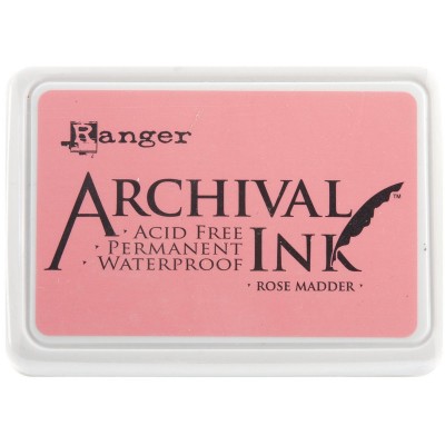 Ranger - Archival Ink pad couleur «Rose Madder»